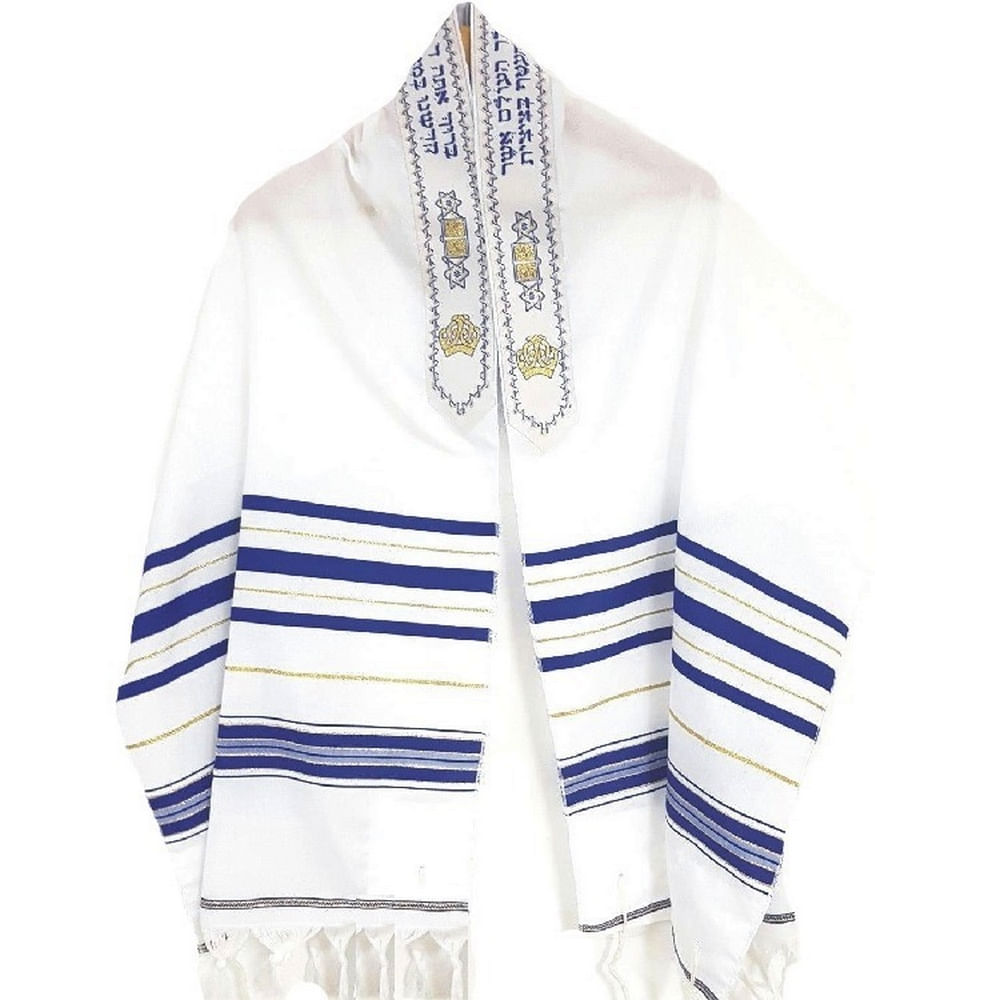 Talit - Manto Judeo | Livraria 100% Cristão - cemporcentocristao