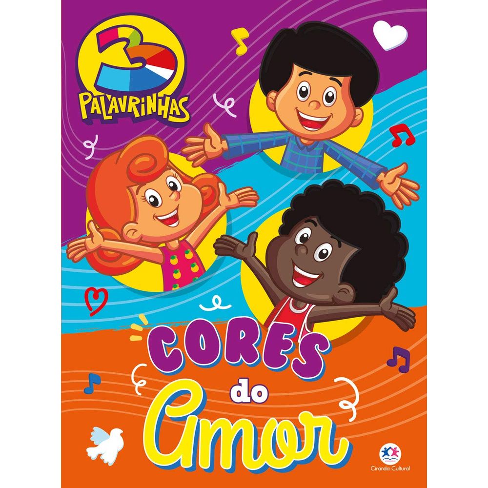 Desenho 3 Palavrinhas Para Colorir Livro de Colorir 3 Palavrinhas Cores do Amor | Livraria 100% Cristão