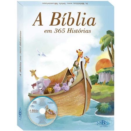Livro Infantil 365 Caça-Palavras Com Histórias Bíblicas - Tenda Gos