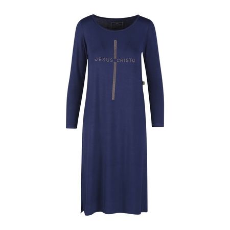 Vestido-Manga-Longa-Jesus-Cristo-Azul