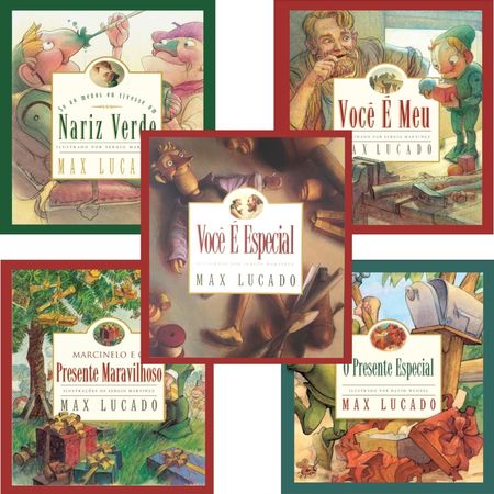 Kit-5-livros-Max-Lucado-Infantil-Nariz-Verde-Voce-e-Meu-Presente-Maravilhoso-Presente-Especial-Voce-e-Especial