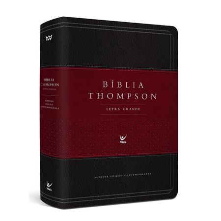Biblia-Thompson-Letra-Grande-Preto-e-Vinho