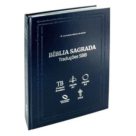Biblia-Sagrada-Traducoes-TB-RC-RA-NAA-NTLH---Capa-Dura-Azul