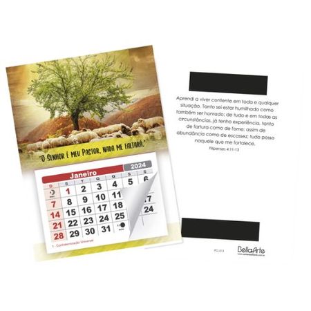 Calendario-Postal-com-Ima-2024---Arvore---BellaArte